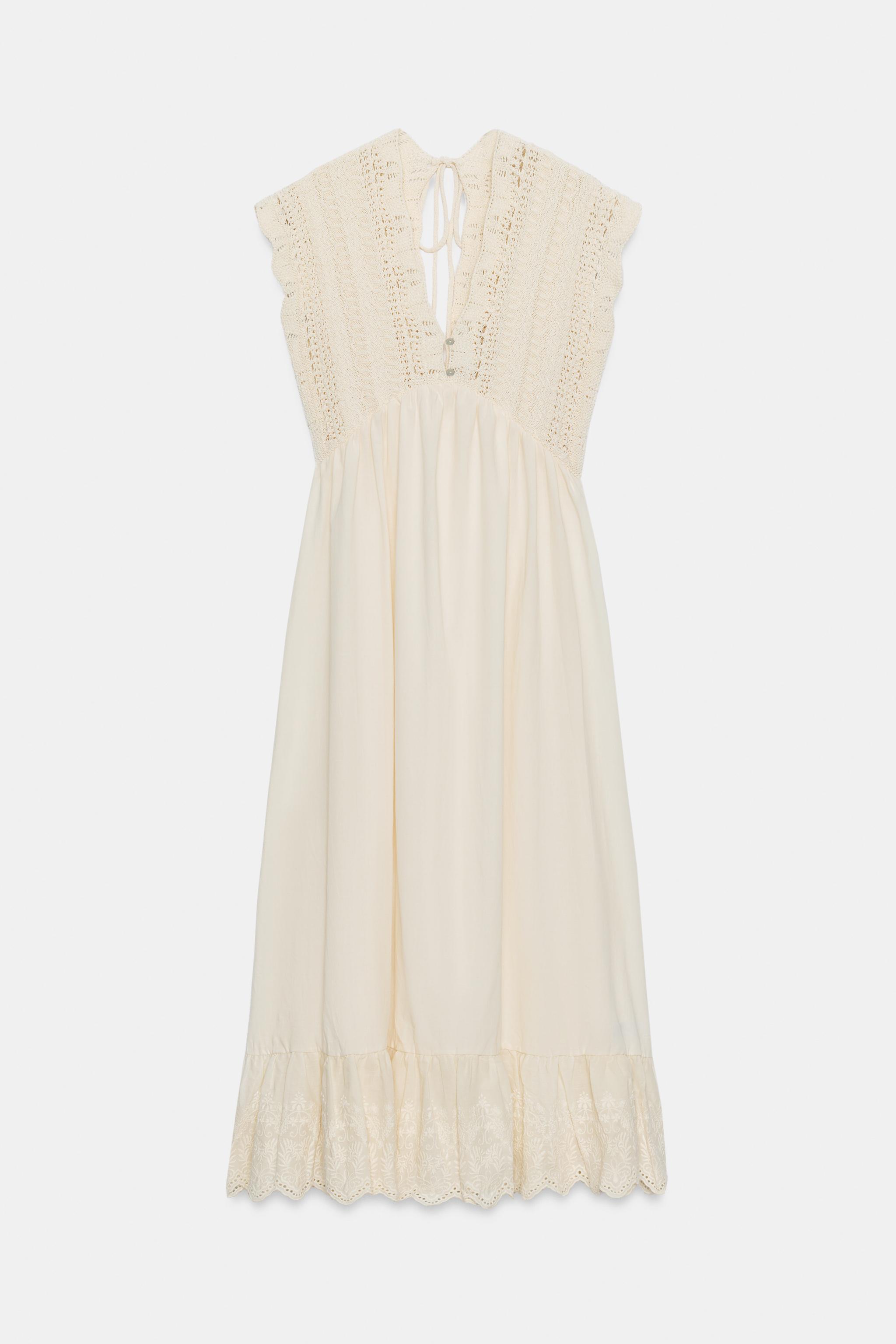 COMBINATION KNIT DRESS